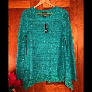 New Direction sequined sweater NEW!